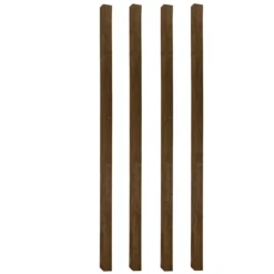 UC4 Brown Square Wooden Fence Post (H)2.4m (W)75mm, Pack Of 4 -WoodDepot Shop uc4 brown square wooden fence post h 2 4m w 75mm pack of 45013053173138 10c bq
