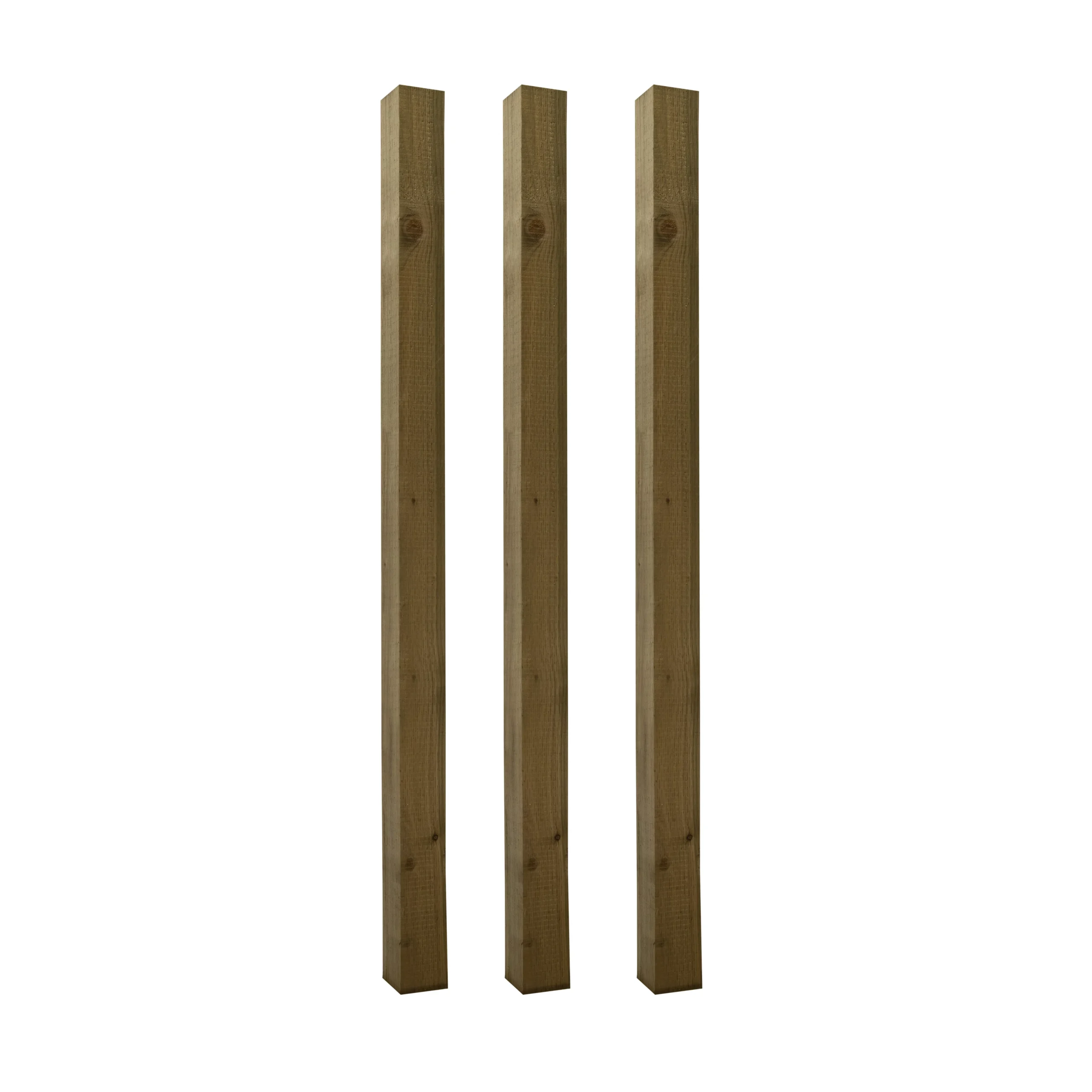 UC4 Green Square Wooden Fence Post (H)1.8m (W)100mm, Pack Of 3 5 UC4 Green Square Wooden Fence Post (H)1.8m (W)100mm, Pack Of 3 - Image 3