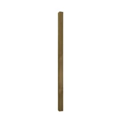 UC4 Green Square Wooden Fence Post (H)1.8m (W)75mm, Pack Of 3