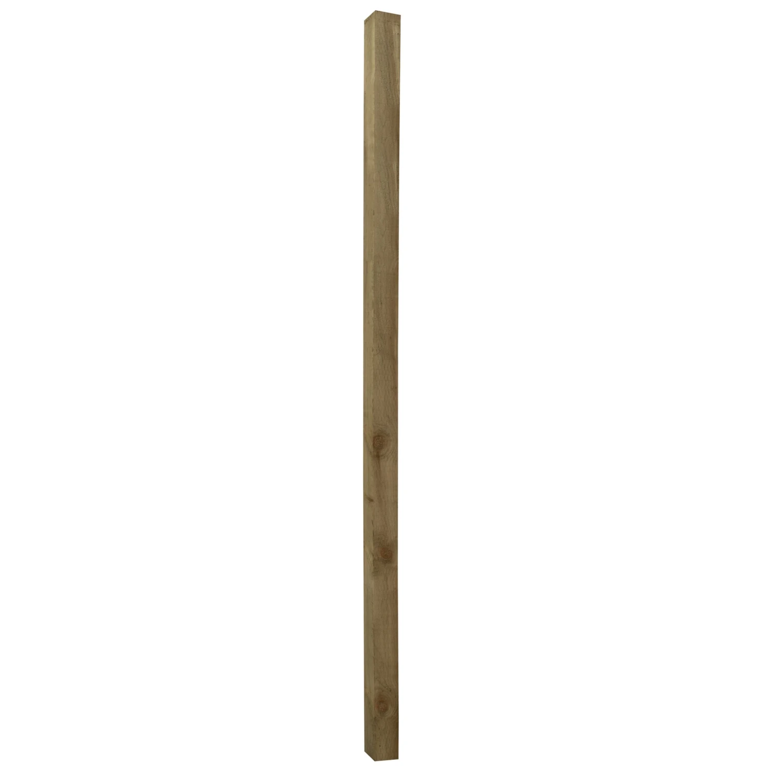 UC4 Green Square Wooden Fence Post (H)2.4m (W)75mm, Pack Of 5 3 UC4 Green Square Wooden Fence Post (H)2.4m (W)75mm, Pack Of 5