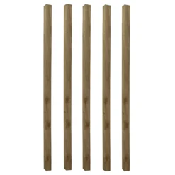 UC4 Green Square Wooden Fence Post (H)2.4m (W)75mm, Pack Of 5 7 UC4 Green Square Wooden Fence Post (H)2.4m (W)75mm, Pack Of 5 -WoodDepot Shop uc4 green square wooden fence post h 2 4m w 75mm pack of 55013053155967 10c bq