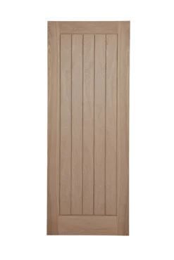 Unglazed Cottage Oak Veneer Internal Door, (H)1981mm (W)686mm (T)44mm