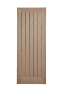 Unglazed Cottage Oak Veneer Internal Fire Door, (H)1981mm (W)838mm (T)44mm