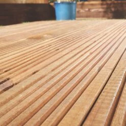 Value Brown Softwood Deck Board (L)1.8m (W)120mm (T)24mm, Pack Of 5 -WoodDepot Shop value brown softwood deck board l 1 8m w 120mm t 24mm pack of 53663602948032 04bq