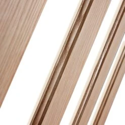 Vertical 3 Panel Clear Glazed Oak Veneer Internal Door, (H)1981mm (W)762mm (T)35mm -WoodDepot Shop vertical 3 panel clear glazed oak veneer internal door h 1981mm w 762mm t 35mm5059340236391 03c bq