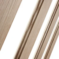 Vertical 3 Panel Glazed Oak Veneer Internal Door, (H)1981mm (W)838mm (T)35mm -WoodDepot Shop vertical 3 panel glazed oak veneer internal door h 1981mm w 838mm t 35mm5059340236414 03c bq