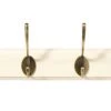 White Brass Effect Hook Rail (H)15mm