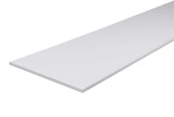 White Fully Edged Chipboard Furniture Board, (L)1.2m (W)300mm (T)18mm