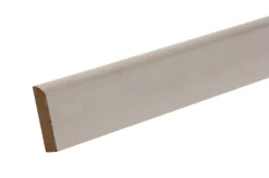 White MDF Bullnose Skirting Board (L)2.4m (W)119mm (T)14.5mm, Pack Of 4