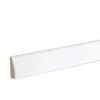 White MDF Chamfered Architrave (L)2.1m (W)44mm (T)14.5mm, Pack Of 5
