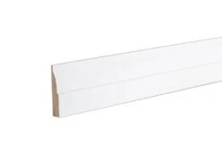 White MDF Ovolo Architrave (L)2.1m (W)69mm (T)14.5mm, Pack Of 5