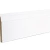 White MDF Ovolo Skirting Board (L)2.4m (W)144mm (T)14.5mm -WoodDepot Shop white mdf ovolo skirting board l 2 4m w 144mm t 14 5mm3663602048381 02bq