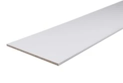 White Semi Edged Chipboard Furniture Board, (L)2.5m (W)400mm (T)18mm