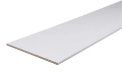 White Semi Edged Chipboard Furniture Board, (L)2.5m (W)600mm (T)18mm
