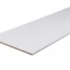 White Semi Edged Chipboard Furniture Board, (L)2m (W)400mm (T)16mm