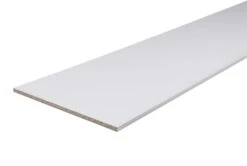 White Semi Edged Chipboard Furniture Board, (L)2m (W)400mm (T)16mm