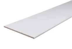 White Semi Edged Chipboard Furniture Board, (L)2m (W)600mm (T)16mm