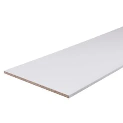 White Semi Edged Furniture Panel, (L)2.5m (W)200mm (T)16mm -WoodDepot Shop white semi edged furniture panel l 2 5m w 200mm t 16mm3663602873709 01bq