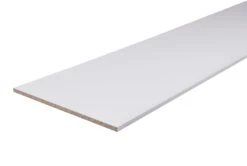 White Semi Edged Furniture Panel, (L)2.5m (W)200mm (T)18mm -WoodDepot Shop white semi edged furniture panel l 2 5m w 200mm t 18mm3663602873518 01bq