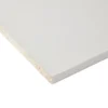 White Semi Edged Furniture Panel, (L)2.5m (W)200mm (T)18mm