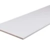 White Semi Edged Melamine-faced Chipboard (MFC) Furniture Board, (L)2.5m (W)400mm (T)16mm