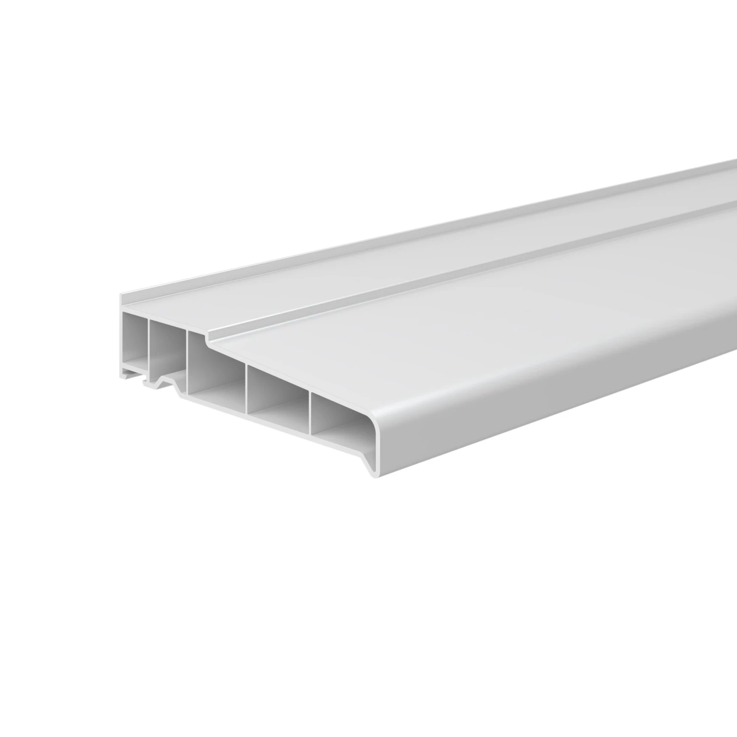 White UPVC Straight Window Sill, (L)3m (W)70mm (T)30mm 3 White UPVC Straight Window Sill, (L)3m (W)70mm (T)30mm