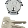 Yale Chrome-plated Metal Single Rim Cylinder Lock, (L)42mm -WoodDepot Shop yale chrome plated metal single rim cylinder lock l 42mm5010608110938 07c