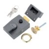 Yale Grey Brass Effect LH & RH Deadlock Night Latch, (H)70mm (W)93mm -WoodDepot Shop yale grey brass effect lh rh deadlock night latch h 70mm w 93mm5010608808903 07c
