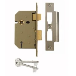 Yale PM3202.5IN 64mm Chrome Effect Metal 3 Lever Sashlock