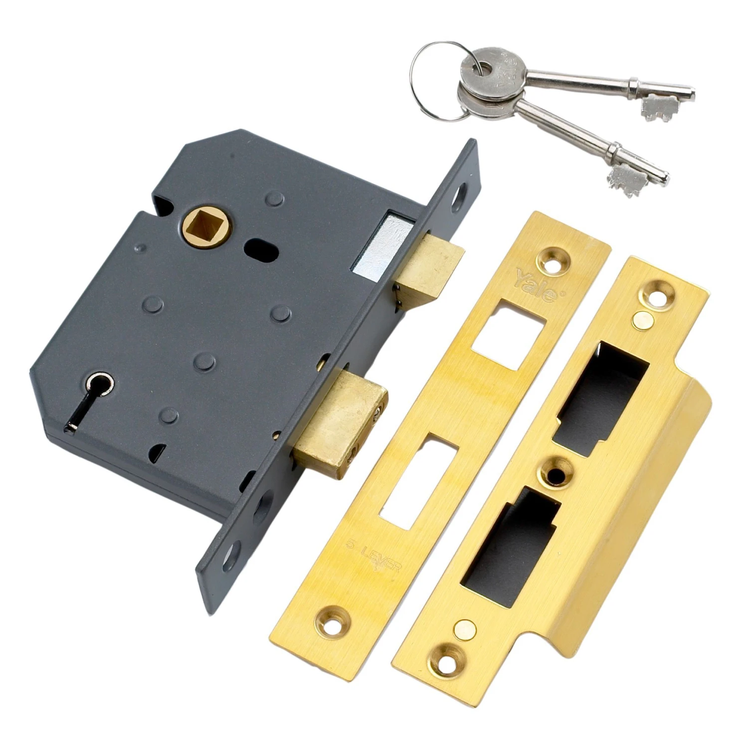 Yale PM550 3PB 76mm Brass Effect Metal 5 Lever Sashlock 3 Yale PM550 3PB 76mm Brass Effect Metal 5 Lever Sashlock