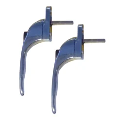 Yale Polished Chrome Effect Metal Window Handle (L)170mm, Pack Of 2