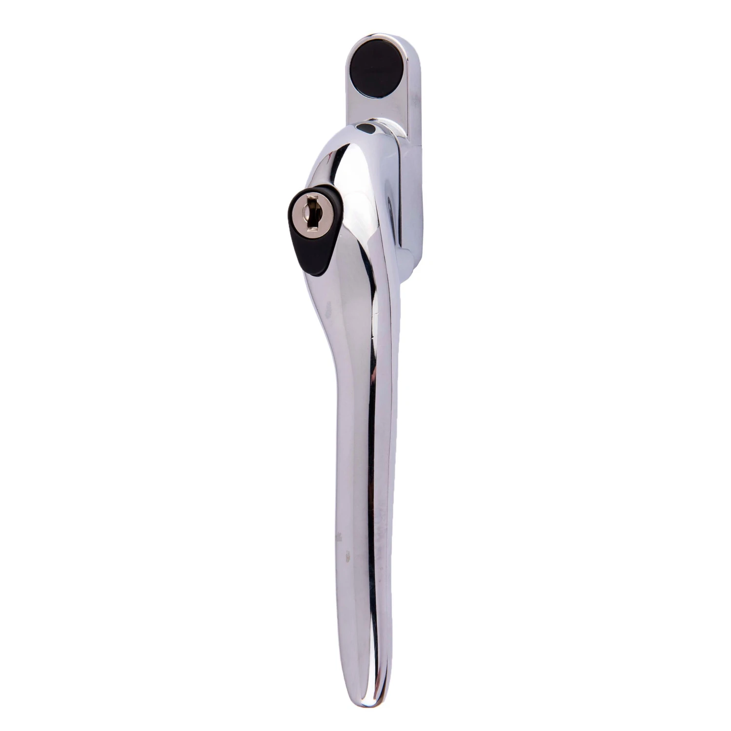 Yale Polished Chrome Effect Zinc Alloy Right-handed Window Handle (L)167mm 3 Yale Polished Chrome Effect Zinc Alloy Right-handed Window Handle (L)167mm
