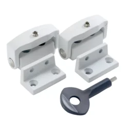 Yale White Metal Window Toggle Lock, Pack Of 2