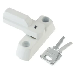 Yale White UPVC Window Lock