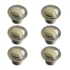 Zinc Alloy Antique Brass Effect Ring Furniture Knob (Dia)35mm, Pack Of 6 -WoodDepot Shop zinc alloy antique brass effect ring furniture knob dia 35mm pack of 605166947 02c