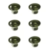 Zinc Alloy Brass Effect Ring Furniture Knob (Dia)30mm, Pack Of 6