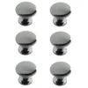 Zinc Alloy Chrome Effect Round Furniture Knob, Pack Of 6 -WoodDepot Shop zinc alloy chrome effect round furniture knob pack of 605167098 02c