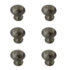 Zinc Alloy Nickel Effect Oval Furniture Knob (Dia)26mm, Pack Of 6 2 Zinc Alloy Nickel Effect Oval Furniture Knob (Dia)26mm, Pack Of 6 -WoodDepot Shop zinc alloy nickel effect oval furniture knob dia 26mm pack of 605167050 02c